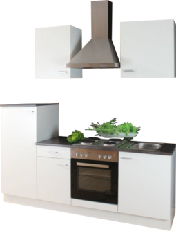 Keukenblok 200-210cm incl koelkast, oven en kookplaat RAI-710