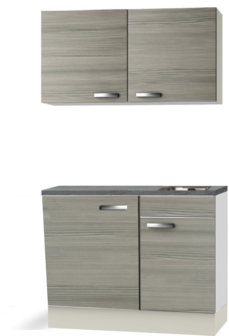 Kitchenette 100cm Vigo incl mini inbouw koelkast RAI-2251