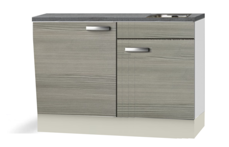 Kitchenette 120cm Vigo incl inbouw koelkast RAI-2253