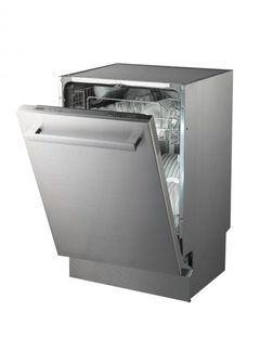 Kitchenette 160cm greeploos wit met koelkast en vaatwasser RAI-550