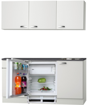 Kitchenette 150cm met inbouw koelkast van 60cm RAI-1555