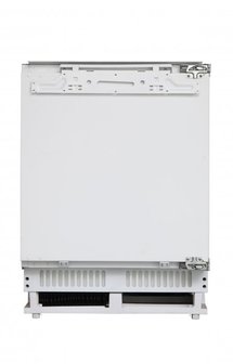 Kitchenette 120cm wit glans incl inbouw koelkast RAI-04114