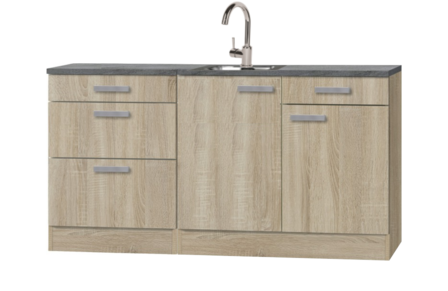 KItchenette 150cm met spoelbak RAI-3010