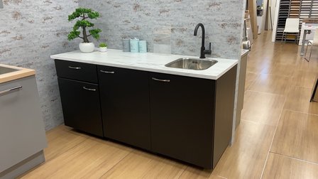 Showmodel keuken 180cm met koelkast per direct leverbaar NEW-552