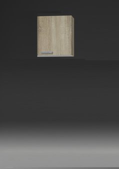 Wandkast Neapel licht eiken ruw (BxHxD) 50,0x84,8x60,0 cm HRG-19305
