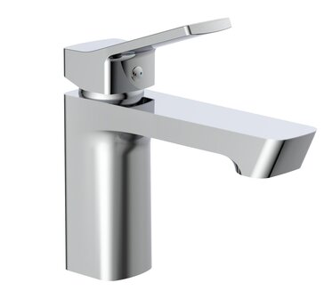 STILO &eacute;&eacute;ngreepsmengkraan wastafel, chroom   keramische schijven  geluidsarme, verwisselbare 35 mm-cartouche  flexibele metalen aansluitslangen 400 mm volgens DVGW/ W270, KTW-A  1 &frac14; (&Oslash; ca. 4 cm) p