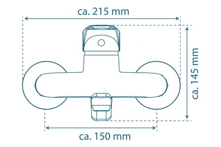 ORAZI &eacute;&eacute;ngreepsmengkraan keuken, wandmontage, chroom  draaibare uitloop, lengte: ca. 20 cm  lengte uitloop (voorsprong): ca. 24,5 cm  keramische schijven  geluidsarme, verwisselbare 40 mm-cartouch