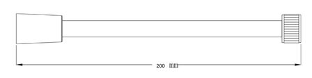 HOGAFLEX K-7 doucheslang, Silverflex, kunststof, zilver look  lengte: ca. 200 cm  &frac12;&quot; (&Oslash; ca. 1,9 cm) standaard aansluiting  inclusief waterbesparende pakking  tot wel 50% minder water verbruik  ga