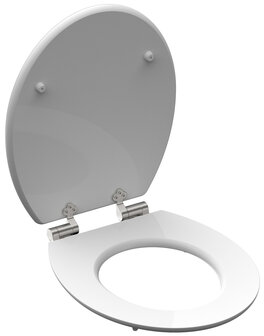 MDF High Gloss WC-bril ASIA met soft-close  lange levensduur: extreem onbreekbaar en krasbestendig  comfort en functie: geruisloos sluiten dankzij de automatische valrem  eenvoudig schoon te maken 