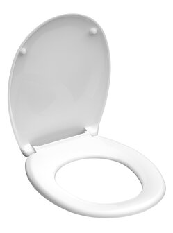Duroplast WC-bril WHITE, wit