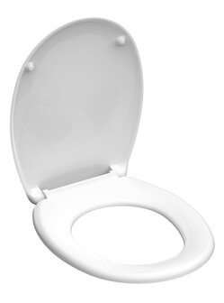 Duroplast WC-bril WHITE, wit