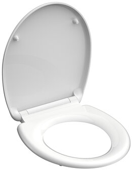 Duroplast WC-bril WHITE met soft-close en quick-release