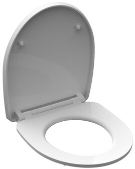 Duroplast High Gloss WC-bril WHITE WAVE met soft-close en quick-release