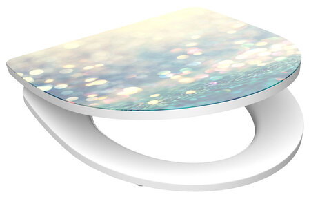 Duroplast High Gloss WC-bril MAGIC LIGHT met soft-close en quick-release