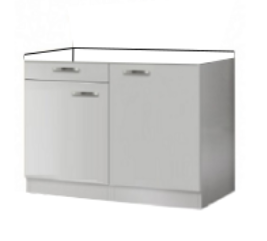 Kitchenette onderkasten Ida 120cm met een la RAI-00909
