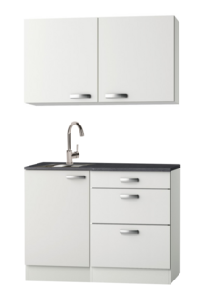Kitchenette Lagos wit hoogglans 100 &times; 60 cm HRG-9299