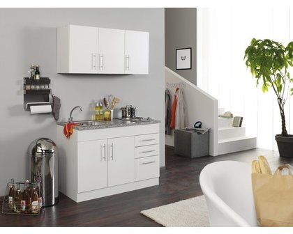 Kitchenette 120 cm x 60 cm incl. e-kookplaat - KitchenetteOnline