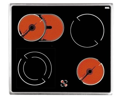 4-pit keramische kookplaat HRG-289