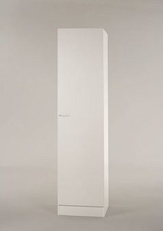 Hoge kast Klassiek 50 Wit met planken 50cm x 206,8 H500-6-OPTI-57