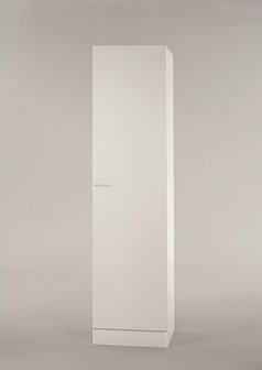 Hoge kast Klassiek 50 Wit met planken 50cm x 206,8 H500-6-OPTI-57