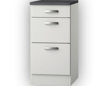 Onderkast Lagos White Glans (BxHxD) 40,0 x 84,8 x 60,0 cm OPTI-125