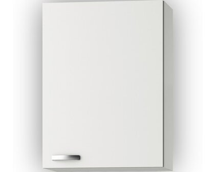 Wandkast Lagos White Glans (BxHxD) 60 x 89,6 x 34,6 cm OPTI-41