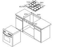 inbouw oven + gas kookplaat