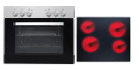 Oven kookplaat combinatie KIT-222