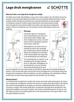 Lage druk keukenkraan ULTRA &eacute;&eacute;ngreepsmengkraan keuken uittrekbare sproeier, chroom HRG-335