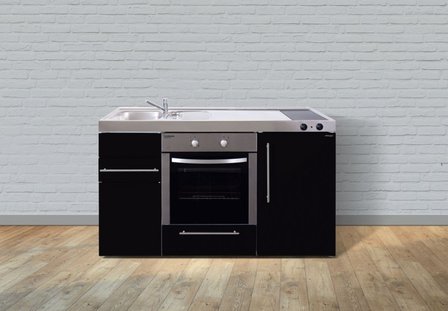 MPB 150 Zwart metalic met koelkast en oven RAI-939