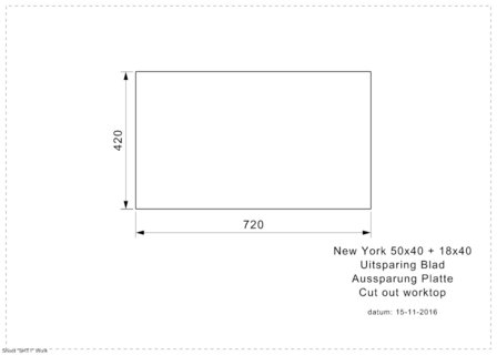 NEW YORK 50X40+18X40 (L) INTEGRATED RAI-3482