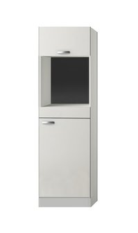 Hogekast inbouw oven Lagos White Glans (BxHxD) 60 x 206,8 x 57,1 cm HOMK660-9