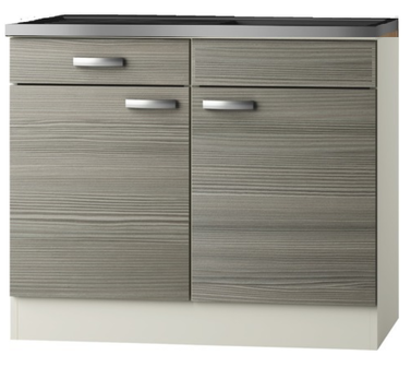 Keukenblok Vigo grjs-bruin met een la 100 x 60 cm HRG-2020