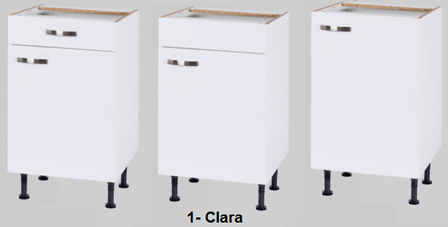 Keukenblok 150 Karat Klassiek incl koelkast en kookplaat en wandkasten RAI-916