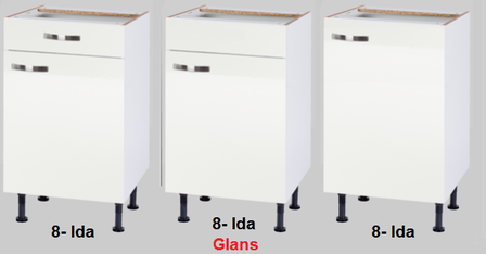 Keukenblok 140 Karat incl kookplaat en wandkasten RAI-926