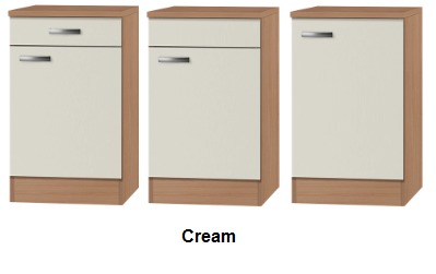 Kitchenette 210cm Wit Hoogglans incl. 2-pit kookplaat, koelkast en afzuigkap HRF-4602