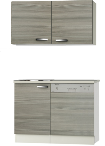 Kitchenette 120cm Vigo incl al inbouw vaatwasser RAI-2324