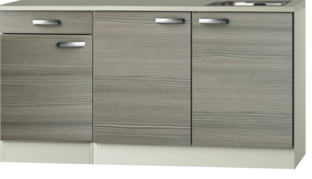 Keukenblok 150 grjs-bruin RAI-351 - KitchenetteOnline