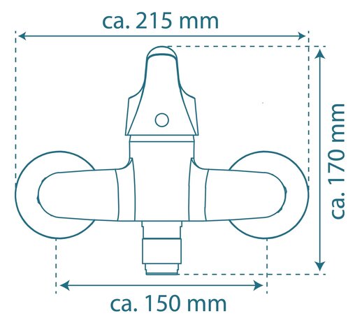 ATTICA ééngreepsmengkraan keuken, wandmontage, chroom  draaibare uitloop, lengte: ca. 20 cm  lengte uitloop (voorsprong): ca. 27 cm  keramische schijven  geluidsarme, verwisselbare 40 mm-cartouche