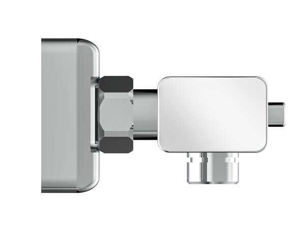 SIGNO thermostatische mengkraan douche, chroom  ½" (Ø ca. 1,9 cm) keramisch ventiel bovenstuk  uitwisselbaar thermostaat element  temperatuurschaal en veiligheidsstop op 38 °C   Eco-Stop functie 