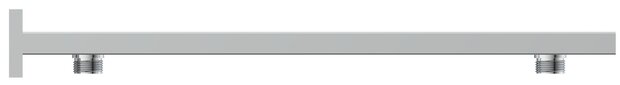 RENNES douchearm voor wandmontage, chroom  lengte: ca. 40 cm  ½" (Ø ca. 1,9 cm) aansluiting  incluis rozet  garantie: 5 jaar
