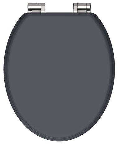 MDF WC-bril SPIRIT ANTHRAZIT met soft-close, antraciet mat  lange levensduur: extreem onbreekbaar en krasbestendig  comfort en functie: geruisloos sluiten dankzij de automatische valrem  eenvoudig 