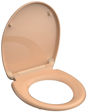 Duroplast WC-bril BEIGE met soft-close en quick-release