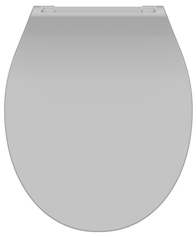 Duroplast WC-bril SLIM GREY met soft-close en quick-release, grijs