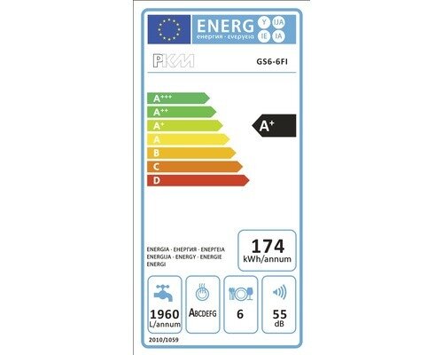 Mini Vaatwasser Exquisit EGSP1060EL HRG-289