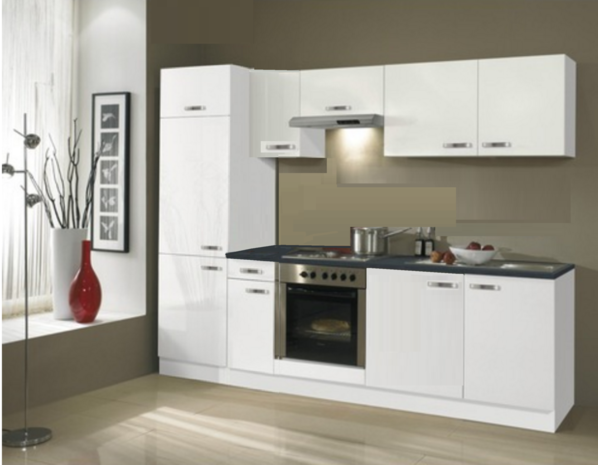 keuken Bengt 270cm White incl. Inbouwapparatuur HRG-21399