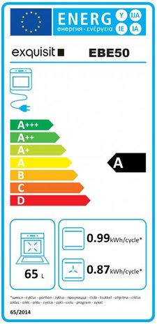 Inbouw Oven EXQUISIT EBE50 RAI-3901  