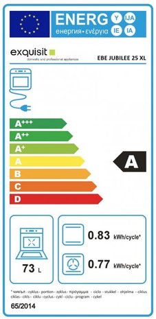 Inbouw Oven EXQUISIT EBE JUBILEE 25 XL RAI-3903