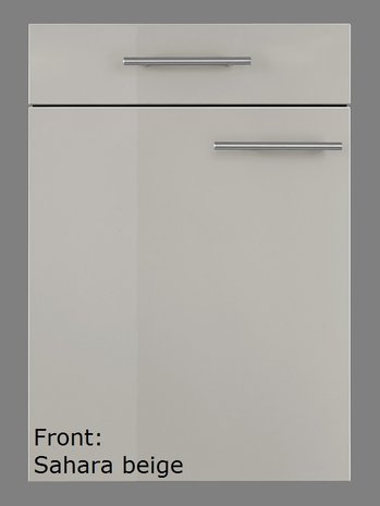 minikeuken 100cm wit-beuken met bovenkasten en e-kookplaat RAI-10012
