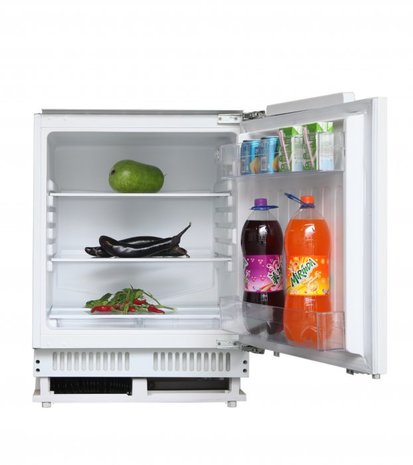 merk dagboek krijgen Kitchenette 100cm Lagos wit hoogglans incl inbouw koelkast RAI-258 -  KitchenetteOnline